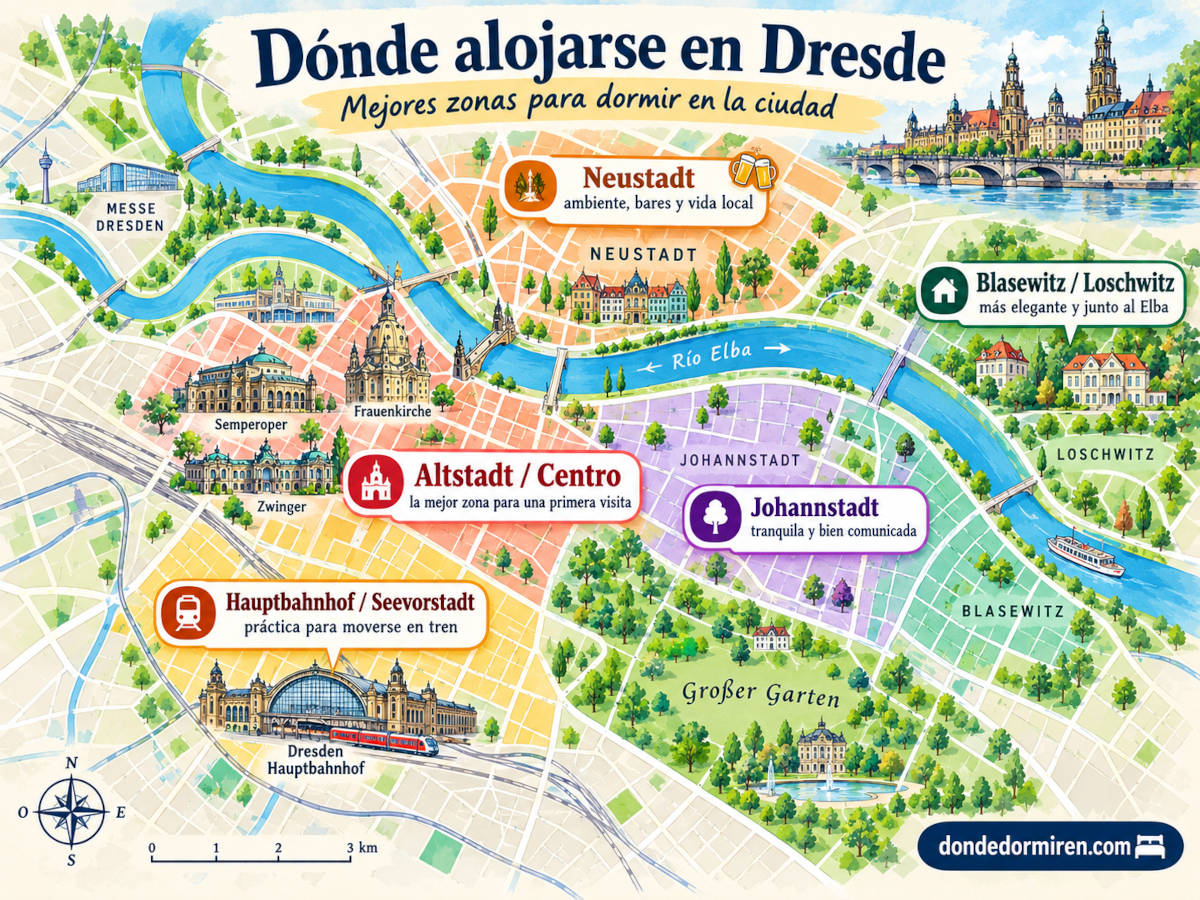 Dónde alojarse en Dresde, Alemania – Mejores zonas y hoteles